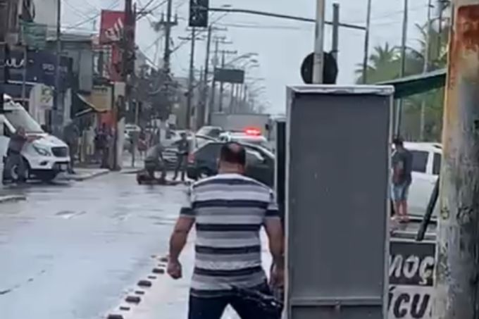 Vídeo mostra a ação da Polícia no Guarujá