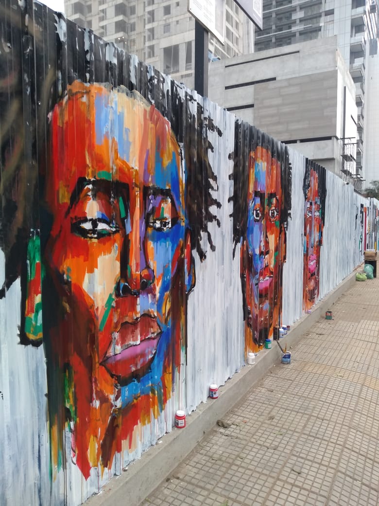 O projeto Cores do Mundo deixa sua marca na CASACOR São Paulo com o trabalho do artista plástico congolês Lavi Kasongo.