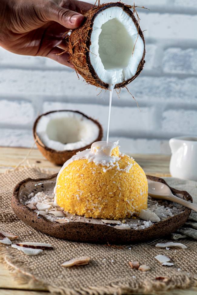 cuscuz doce – fortal cuscuz imagem do cuscuz com leite de coco
