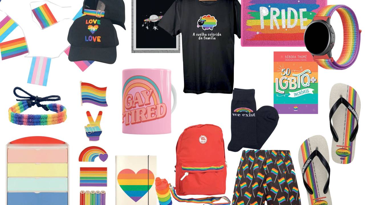 produtos para celebrar o Dia do Orgulho LGBTQIA+
