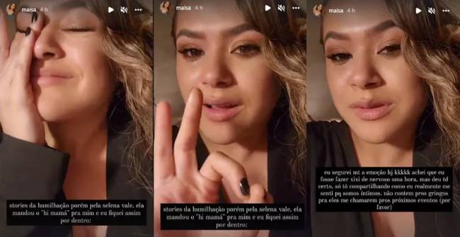 Maisa se emociona ao falar de encontro com Selena Gomez Maisa se emociona ao falar de encontro com Selena Gomez