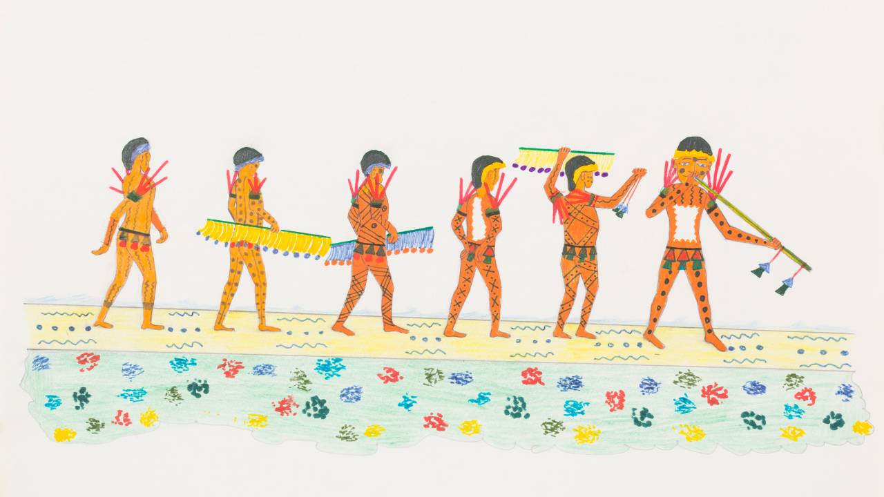 Desenho de Joseca Yanomami