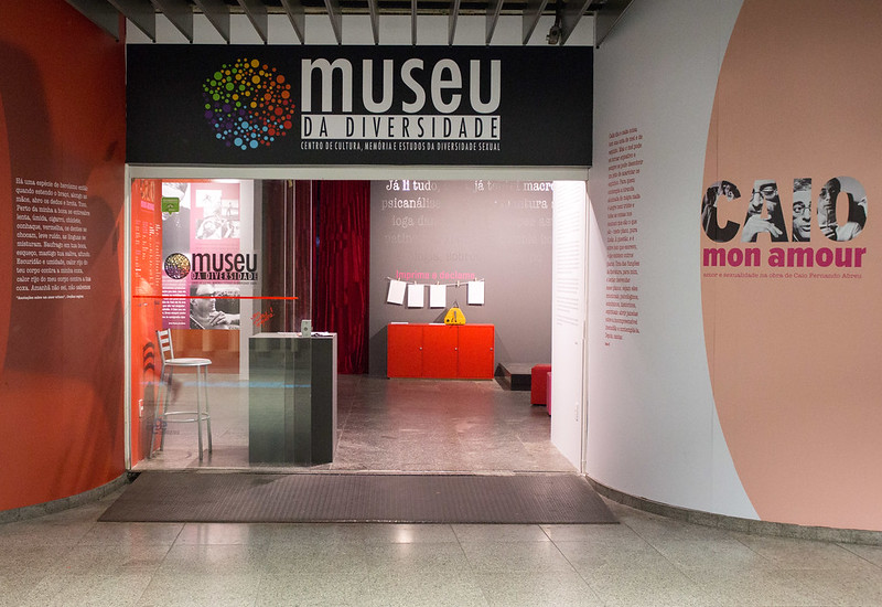 Fachada do Museu da Diversidade Sexual