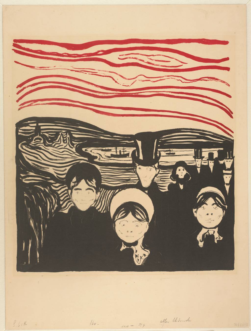Medo (1896), de Edvard Munch