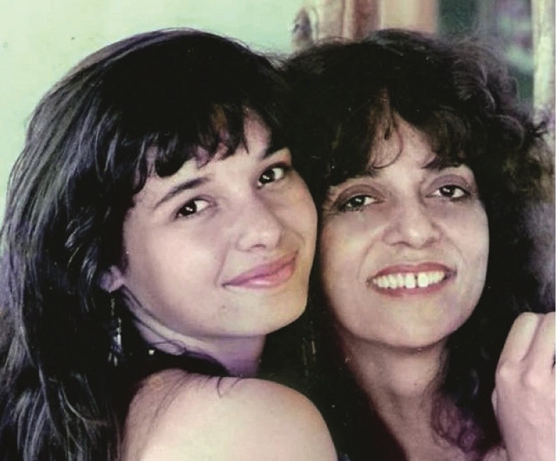 Daniella Perez e a mãe, Gloria Perez.