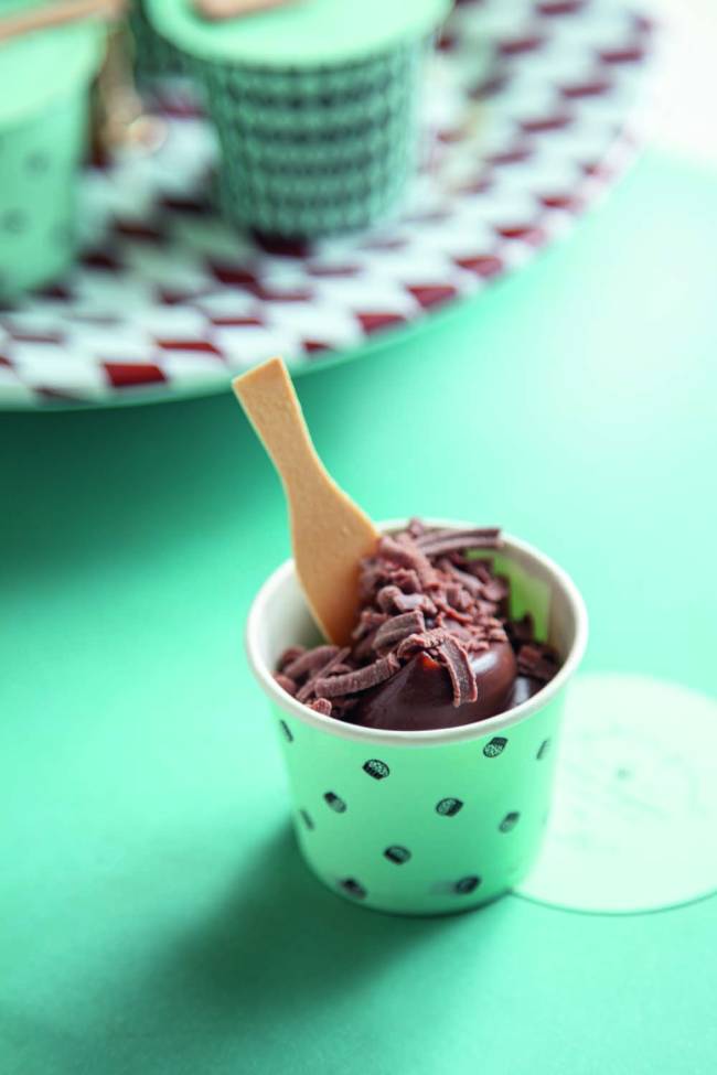 brigadeiro de colher no copinho