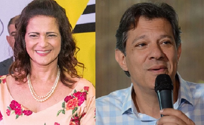 Fernando Haddad confirma Lúcia França como vice