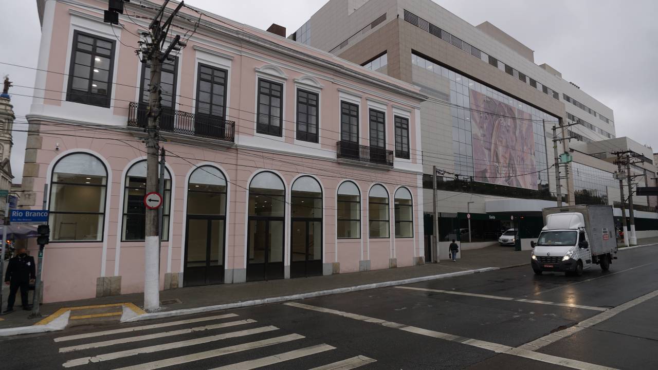 Fachada do Novo Hospital Pérola Byington