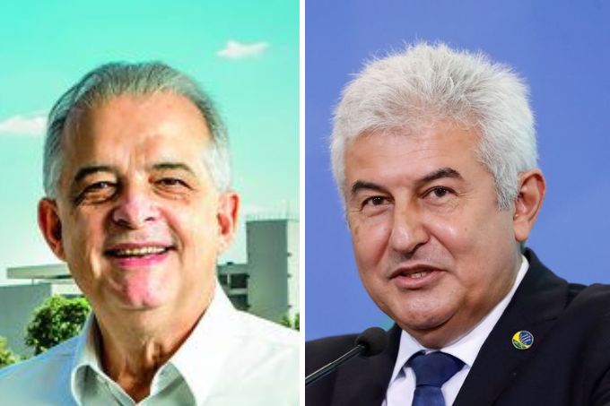 Empate: à esquerda, o ex-governador, Márcio Franca (PSB), que aparece com 25% das intenções de voto; à direita, o ex-ministro Marcos Pontes (Republicanos), com 23%