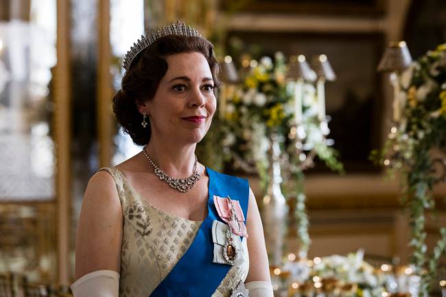 Olivia Colman na série The Crown