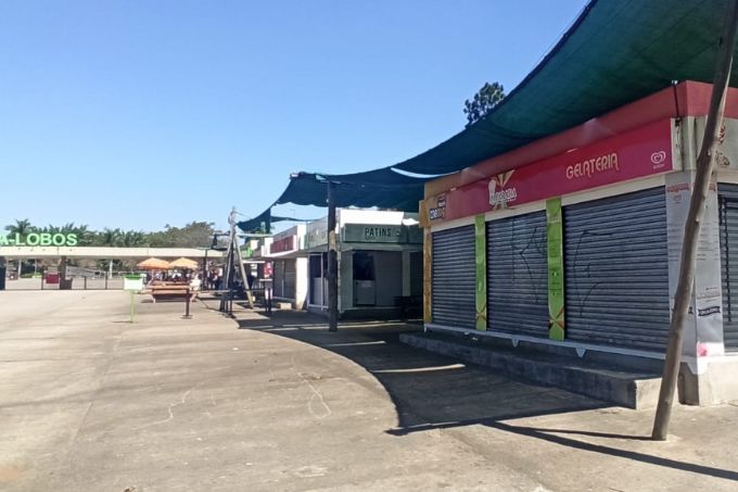 Sem opções: quiosques de alimentos e bebidas fechados no 1º dia de concessão da Novos Parques Urbanos no Villa-Lobos