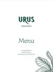 menu Urus menu
