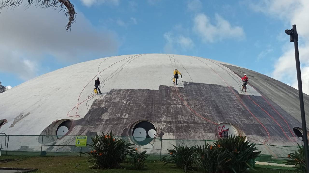 A Oca do Ibirapuera em reforma: criação de Niemeyer