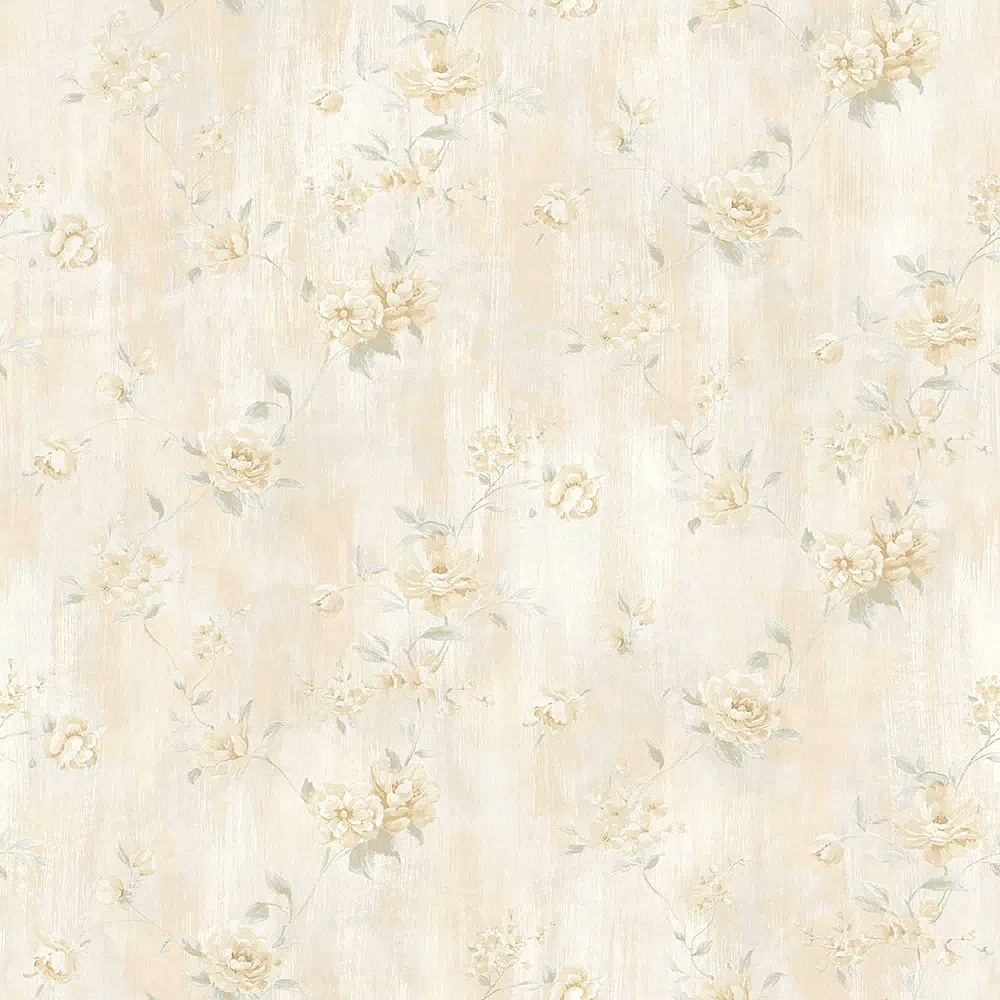 Imagem mostra papel de parede de flores