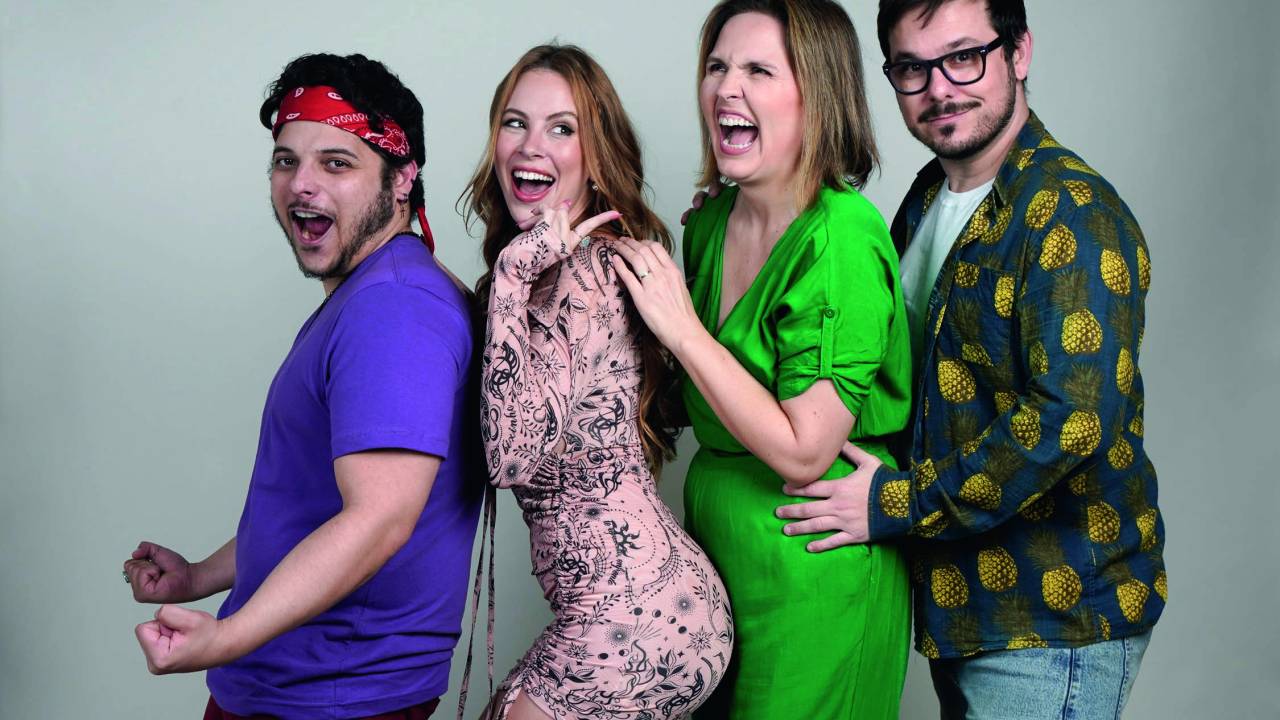 Felipe Caiafa, Camila Coutinho, Samantha Dalsoglio e Dan Rosseto: comédia sobre relacionamentos