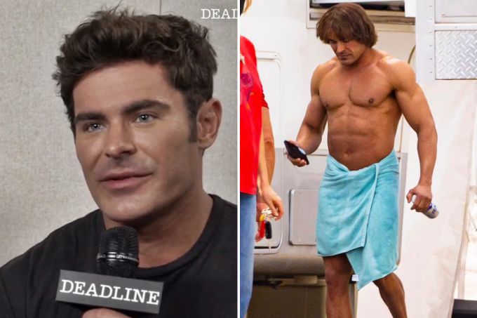 Zac Efron chama atenção na web por visual musculoso em gravações de filme