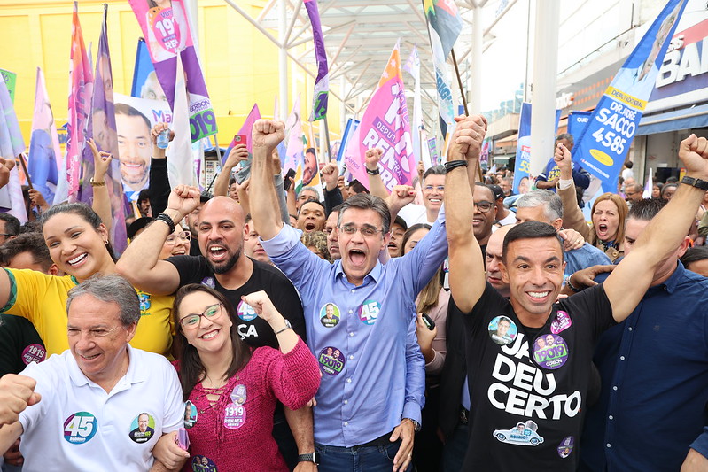 Osasco foi um dos pontos visitados pelo atual governador, Rodrigo Garcia (PSDB), neste sábado