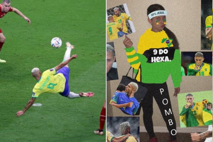 Após vitória do Brasil, Richarlison vira ‘rei’ dos memes: “É o pombo”