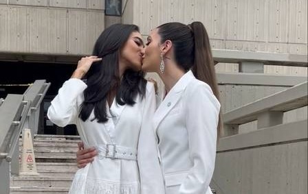 Miss Argentina e Miss Porto Rico se casam após namoro em segredo