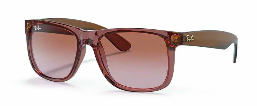 &Oacute;culos de sol marrom em formato quadrado