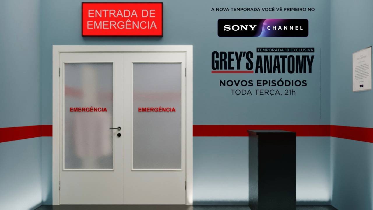 Experiência gratuita de Grey's Anatomy no Shopping Cidade SP