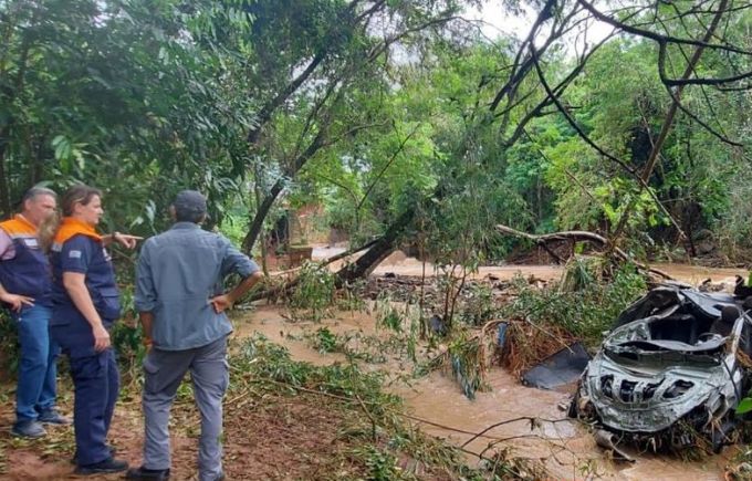 Fortes chuvas já provocaram vários estragos em todo o estado