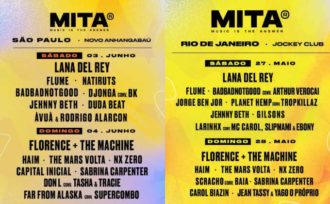 MITA Festival anuncia line-up com Lana Del Rey e Haim; confira valores