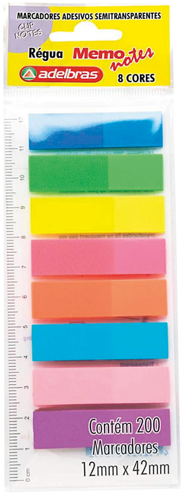 Kit de marcadores de página de papel coloridos