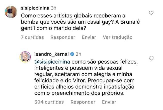 Leandro Karnal falou sobre reação de amigos sobre relacionamento