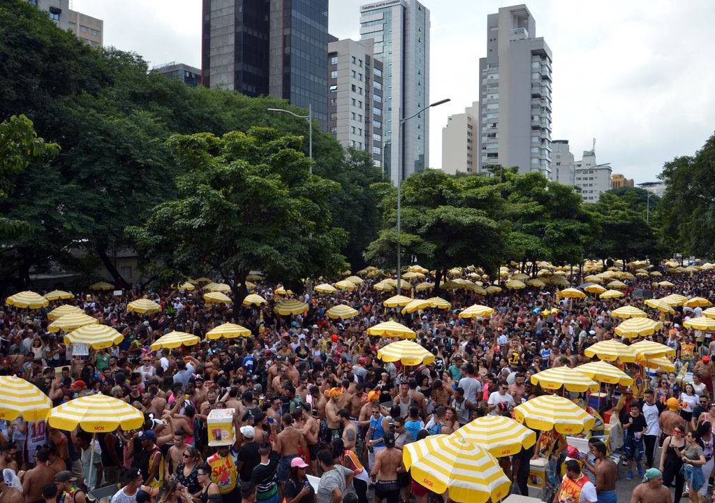 São Paulo - Cerca de 2 milhões de foliões curtem o pós carnaval com show de Cláudia Leite na Avenida 23 de Maio (Rovena Rosa/Agência Brasil)