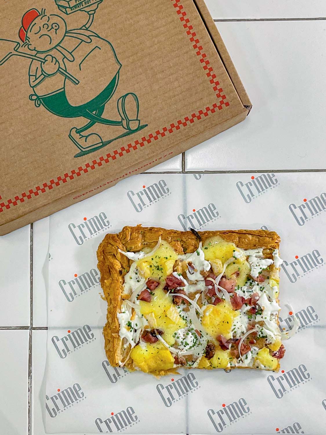 Pizza de milfolhas Paul’s Boutique serve sabor especial de