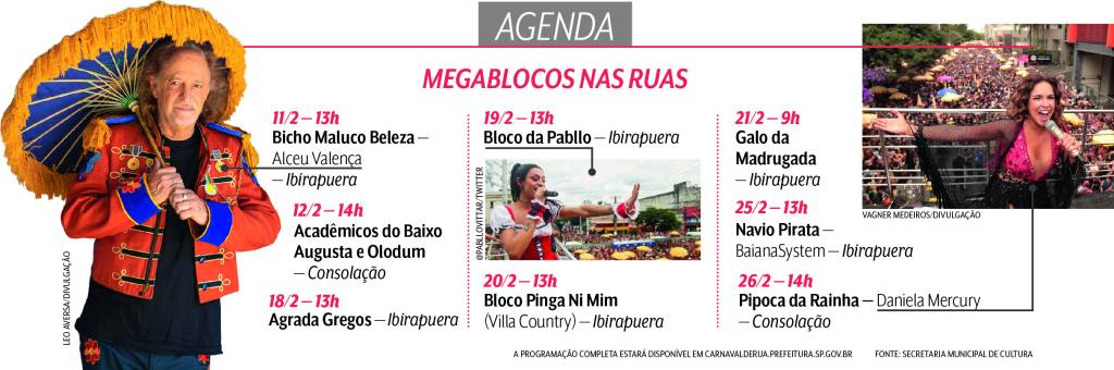 agenda carnaval rua 2023 sp