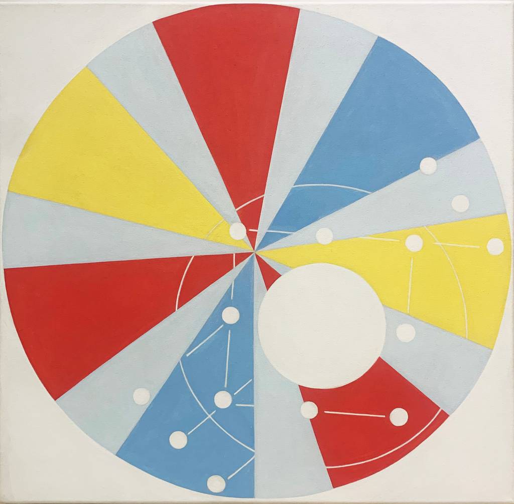 Imagem mostra pintura colorida de circulo