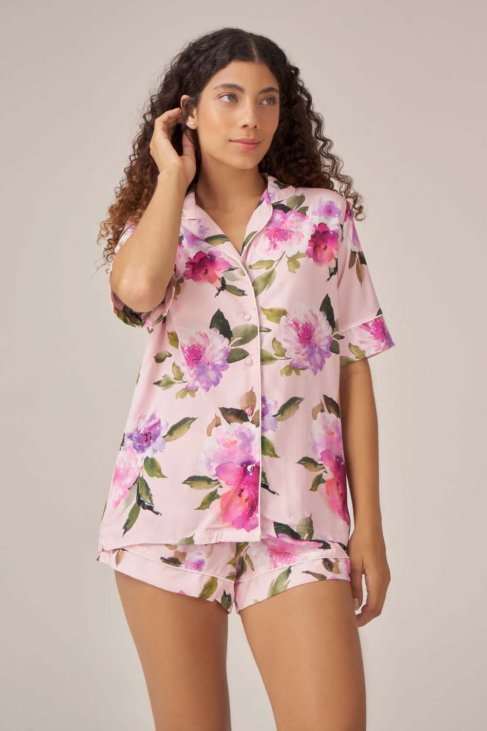 pijama feminino floral