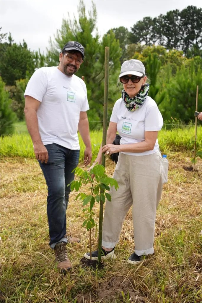 CASACOR realiza compensação de carbono com plantio de 1.087 árvores