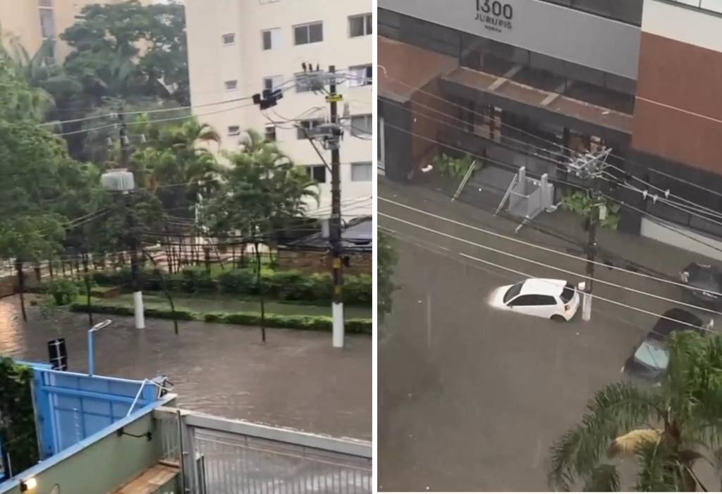 Mulher de 88 anos morre após ficar presa em enchente na Zona Sul