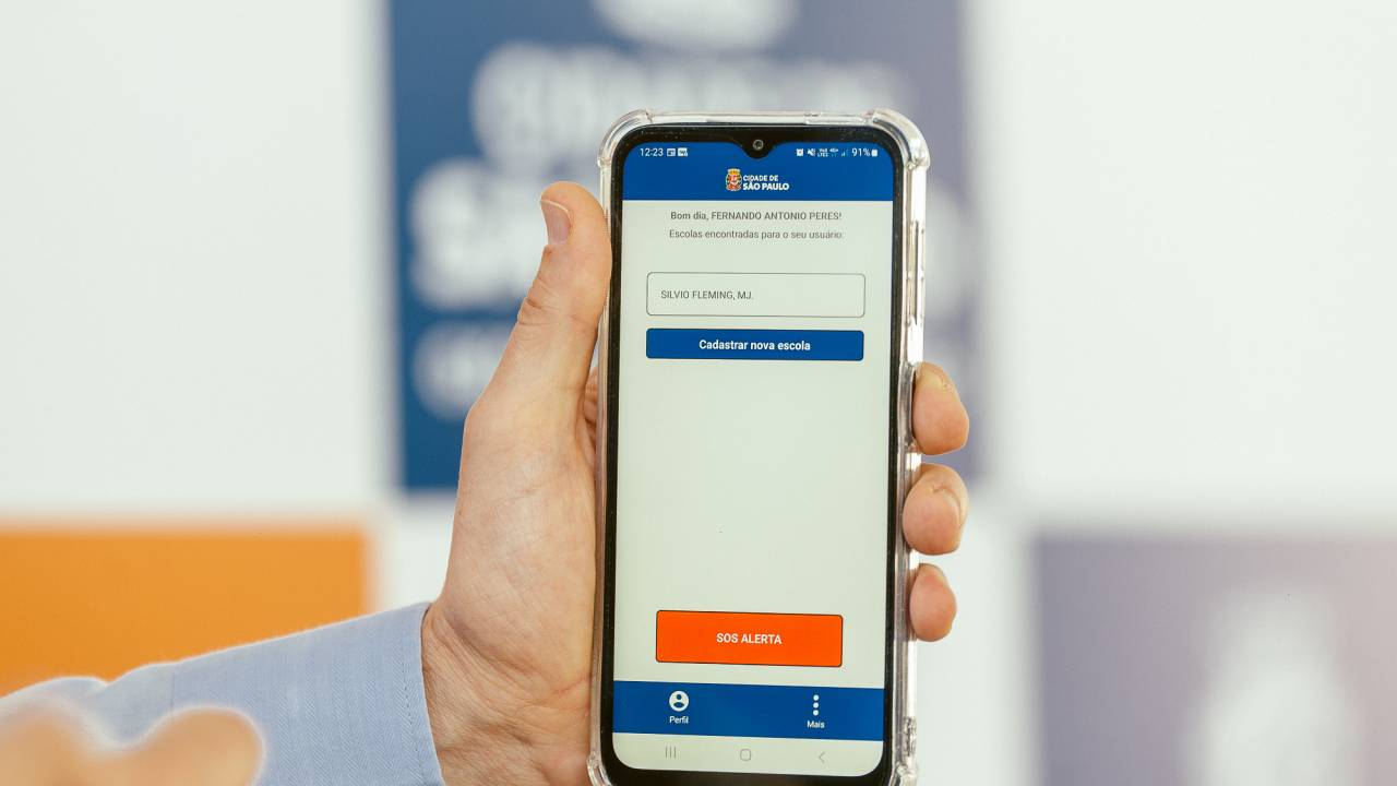 Aplicativo Botão AlertaSP servirá para que escolas notifiquem situações de violência.