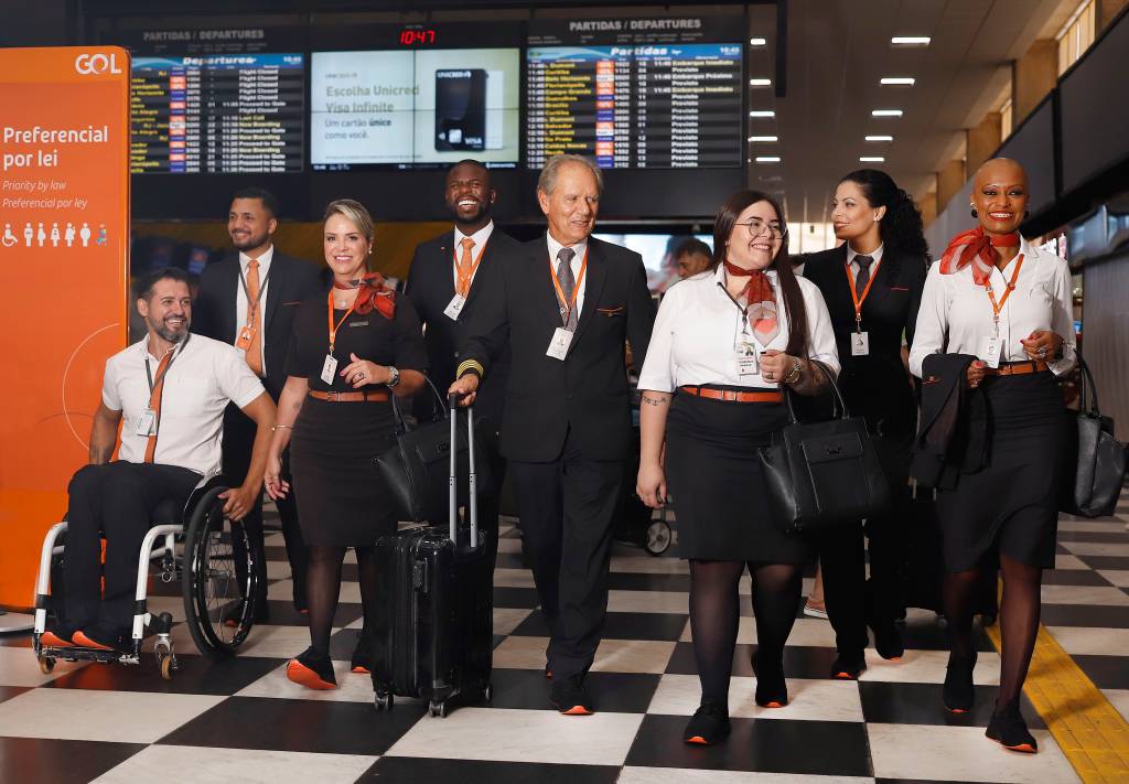 Gol libera uso de tênis para a tripulação em todos os voos