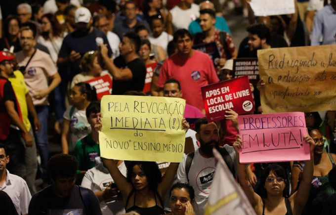 Protesto de estudantes