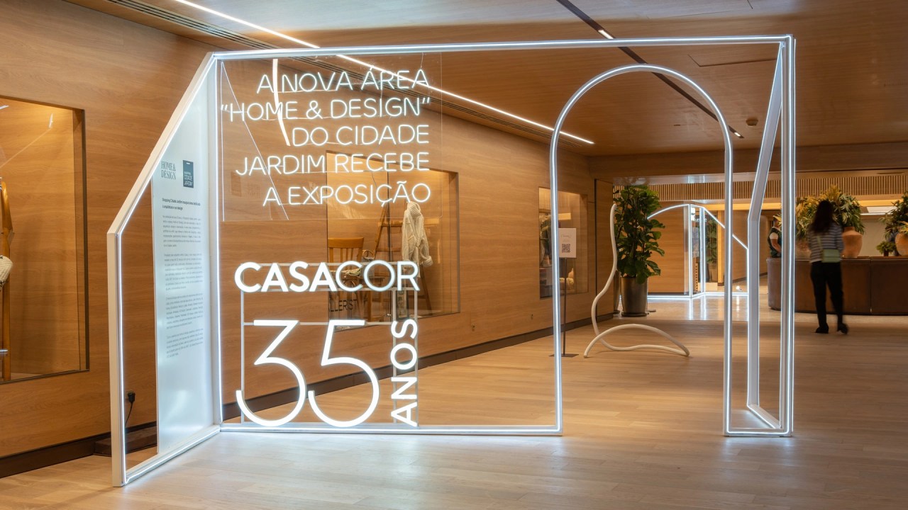 Exposição CASACOR 35 anos no Shopping Cidade Jardim recebe convidados