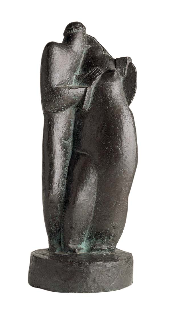 Liceu_Victor_Brecheret_Cred-Instituto Victor Brecheret (4).jpg O Beijo (década de 1920), de Victor Brecheret, em bronze