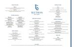 Print do menu da Petros Greek Taverna.