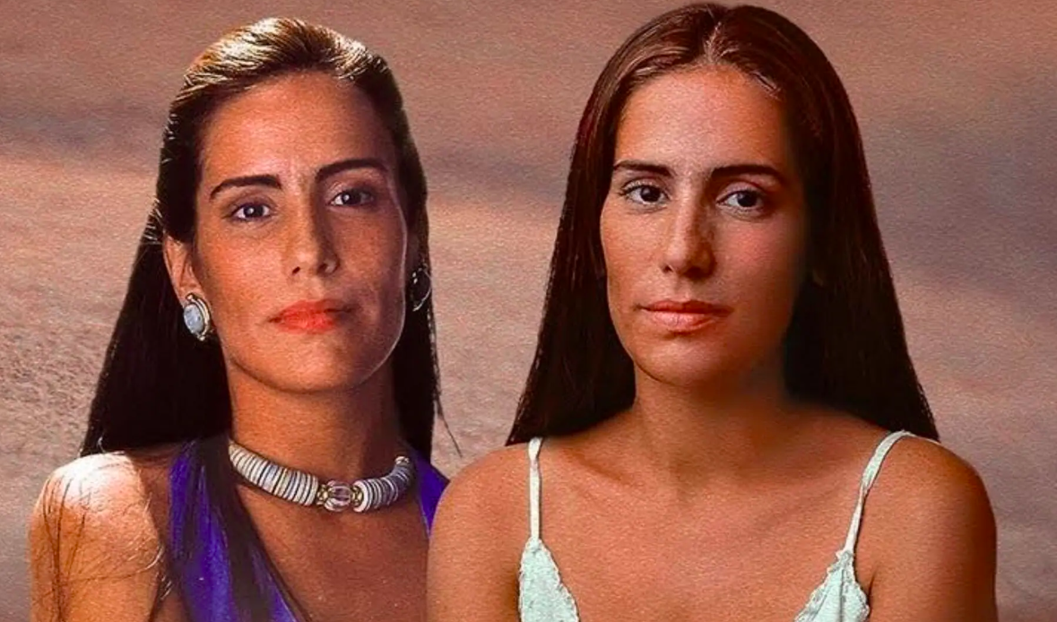 duas mulheres gêmeas de cabelos compridos e escuros
