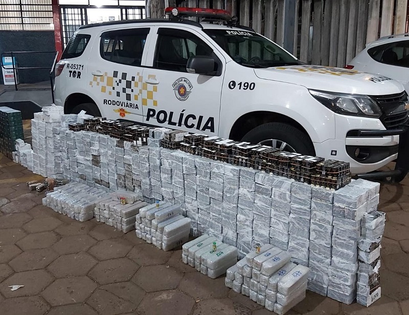 Carga apreendida em Botucatu