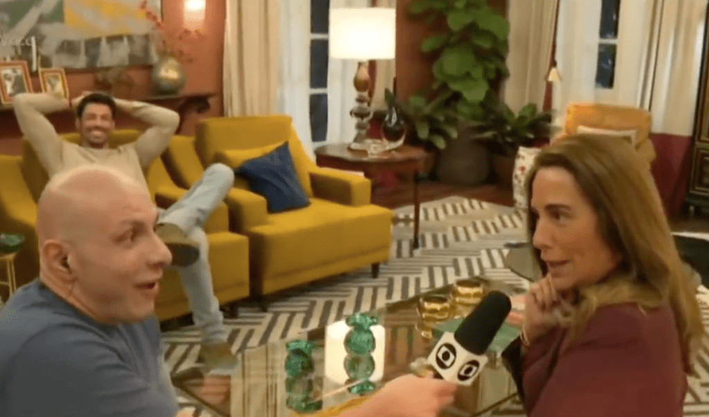 Glória Pires deixa repórter do ‘Mais Você’ constrangido