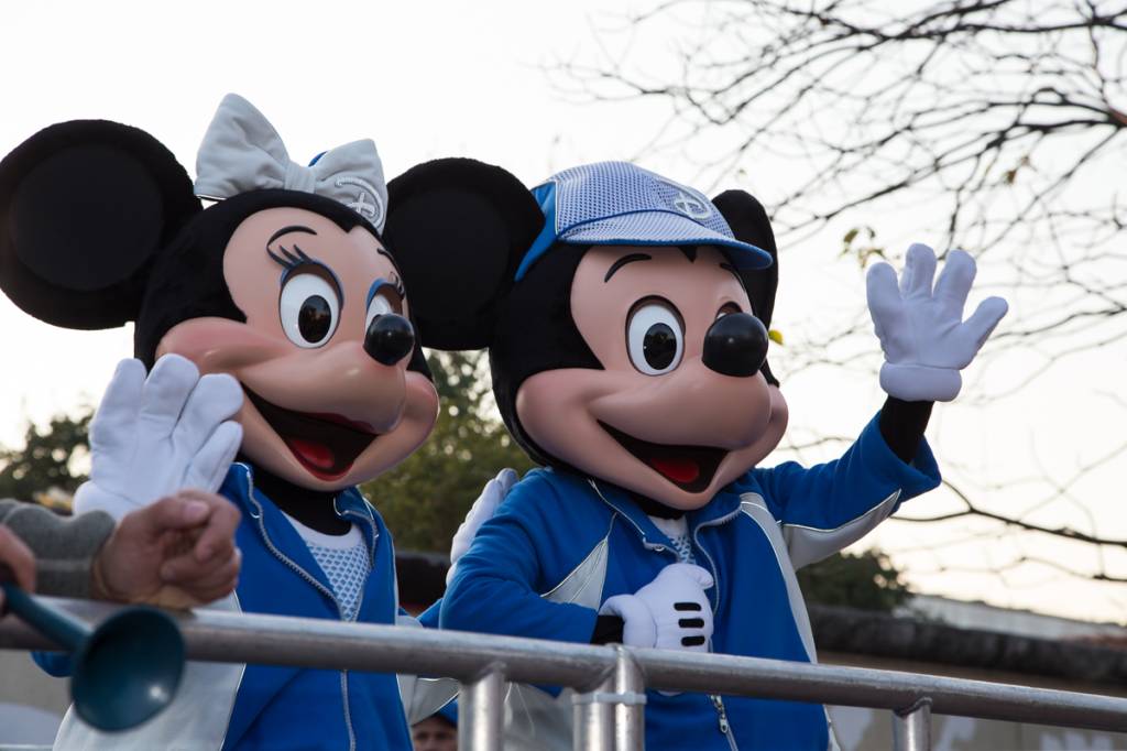 Mickey e Minnie na Disney Magic Run 2019