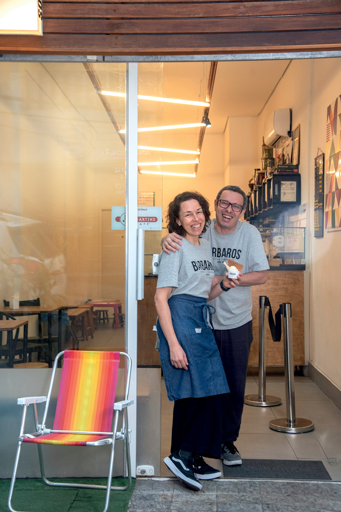 Milene Ribas e Maurício Pardo: a autora das receitas e o responsável pelo atendimento