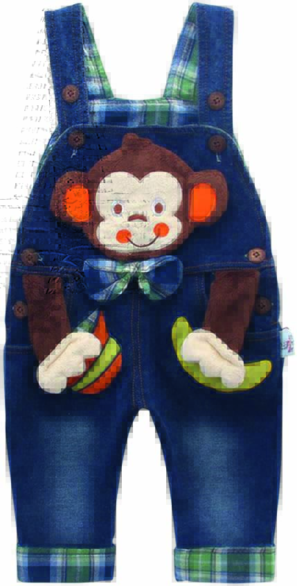 macacão jeans bebê