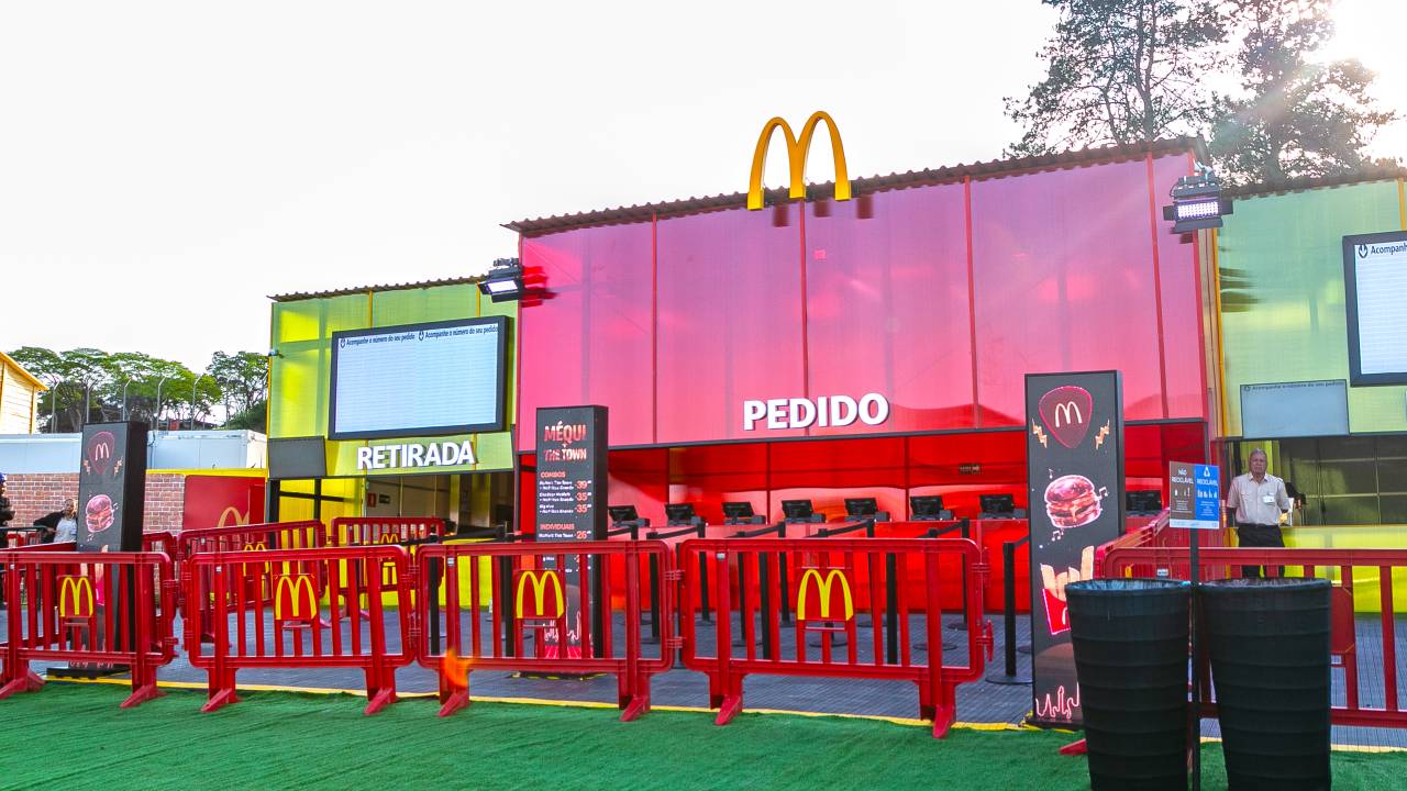 Restaurante McDonald's no The Town 2023 | Fonte: Divulgação