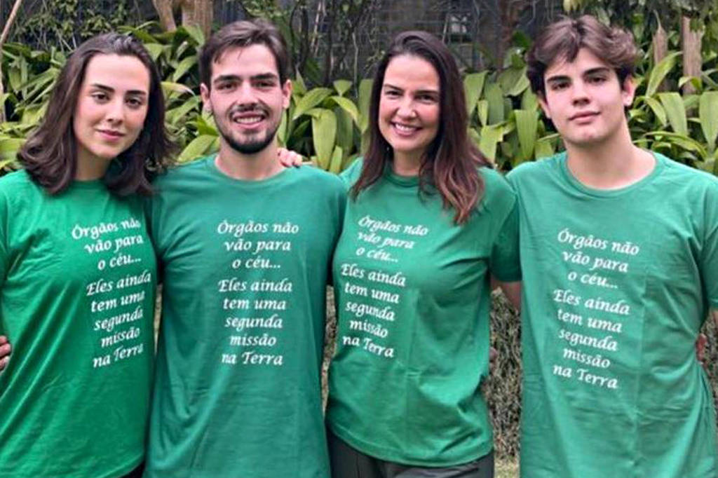 Família de Faustão participa de campanha de doação de órgãos do governo